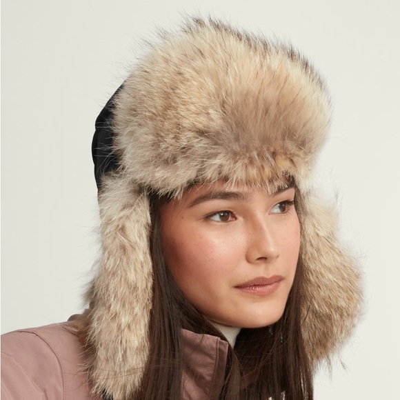 Canada Goose Accessories Canada Goose Aviator Hat Coyote Fur Poshmark